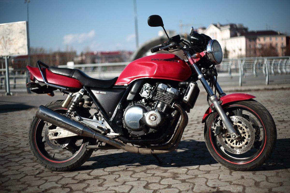 CB 400 SF спицованные колеса