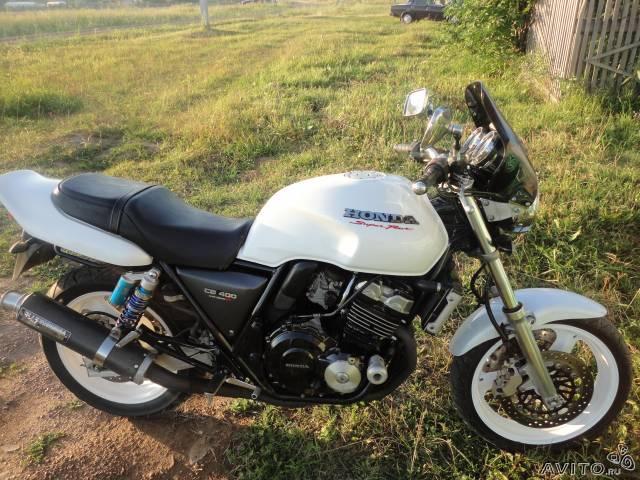 Cb400 спицованный